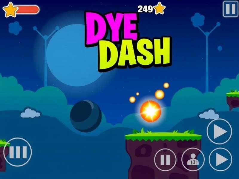 Dye Dash Colorful Gameplay Dye Dash Game Screenshot